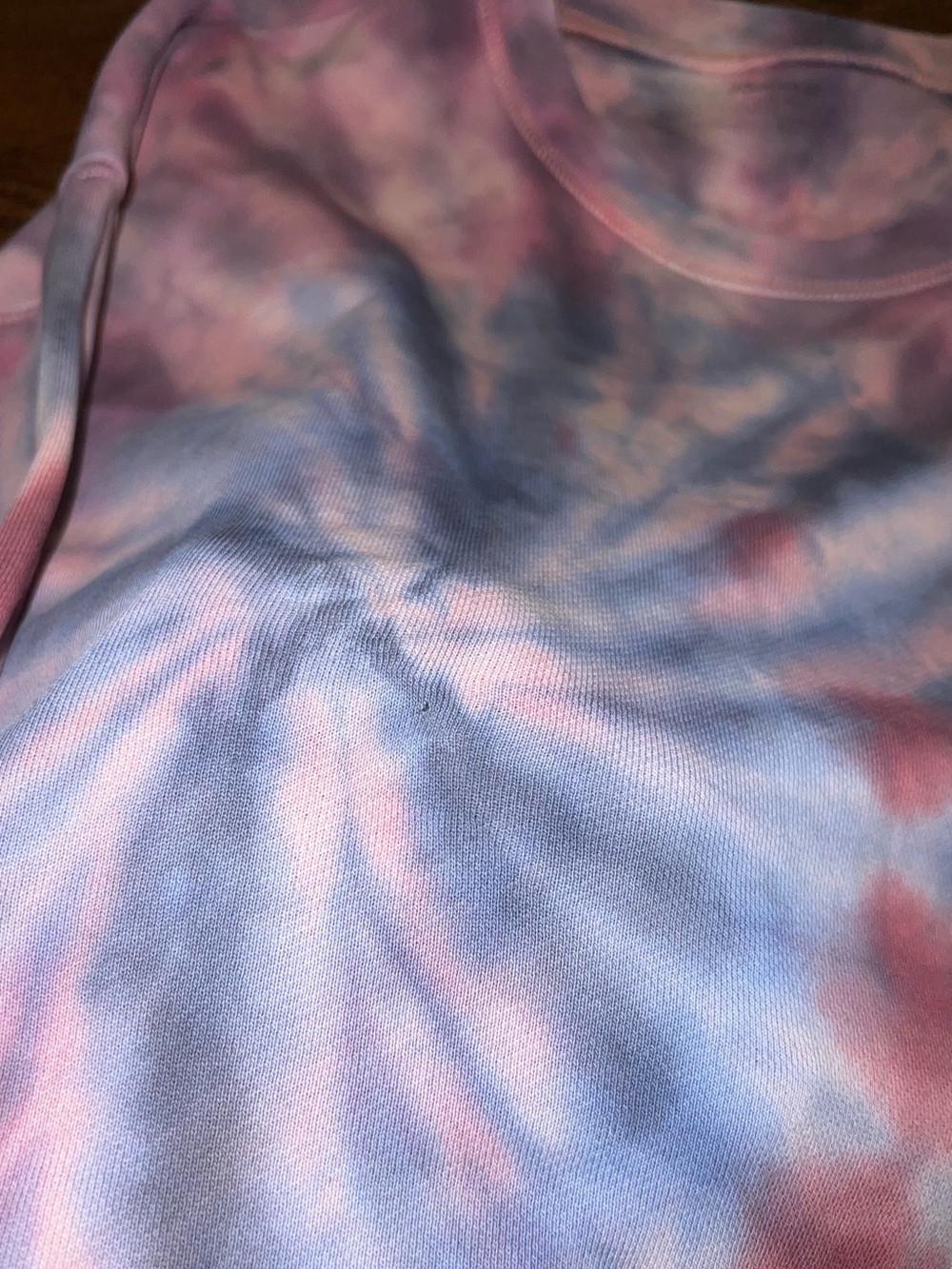 Madewell Tie-Dye Pullover Soft Pastel Crewneck Lounge Casual Sweatshirt Size M - Picture 5 of 8